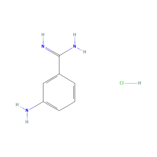 3-aminobenzenecarboximidamide;hydrochloride (CAS: 3459-67-4) - Related Chemical Product