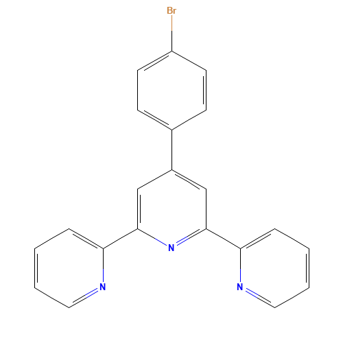 4-(4-bromophenyl)-2,6-dipyridin-2-ylpyridine (CAS: 89972-76-9) - Related Chemical Product