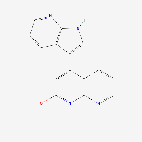 2-methoxy-4-(1H-pyrrolo[2,3-b]pyridin-3-yl)-1,8-naphthyridine (CAS: 1391088-65-5) - Related Chemical Product