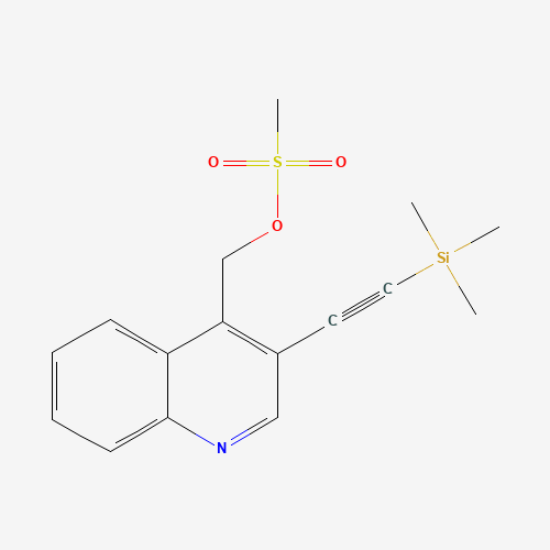 [3-(2-trimethylsilylethynyl)quinolin-4-yl]methyl methanesulfonate (CAS: 1539309-45-9) - Related Chemical Product
