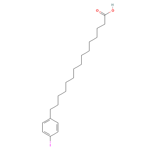 15-(4-iodophenyl)pentadecanoic acid (CAS: 80479-93-2) - Related Chemical Product