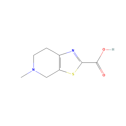 5-methyl-6,7-dihydro-4H-[1,3]thiazolo[5,4-c]pyridine-2-carboxylic acid (CAS: 758685-72-2) - Related Chemical Product