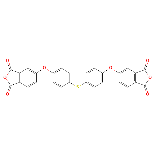 5-[4-[4-[(1,3-dioxo-2-benzofuran-5-yl)oxy]phenyl]sulfanylphenoxy]-2-benzofuran-1,3-dione (CAS: 52256-85-6) - Related Chemical Product