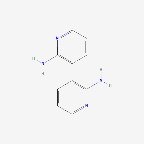 3-(2-aminopyridin-3-yl)pyridin-2-amine (CAS: 77200-37-4) - Chemical Structure and Molecular Formula 