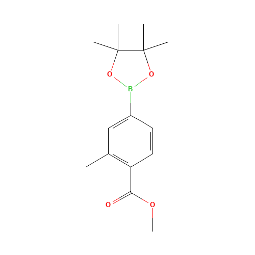 methyl 2-methyl-4-(4,4,5,5-tetramethyl-1,3,2-dioxaborolan-2-yl)benzoate (CAS: 525362-07-6) - Related Chemical Product