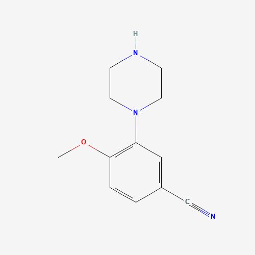 4-methoxy-3-piperazin-1-ylbenzonitrile (CAS: 204634-65-1) - Related Chemical Product