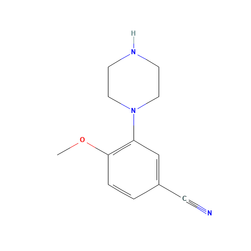 4-methoxy-3-piperazin-1-ylbenzonitrile (CAS: 204634-65-1) - Related Chemical Product