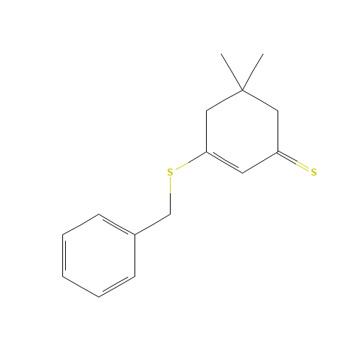 3-benzylsulfanyl-5,5-dimethylcyclohex-2-ene-1-thione (CAS: 227205-65-4) - Related Chemical Product