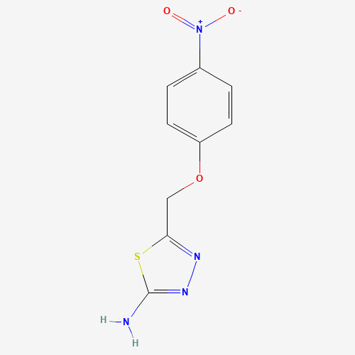 5-[(4-nitrophenoxy)methyl]-1,3,4-thiadiazol-2-amine (CAS: 331818-28-1) - Related Chemical Product