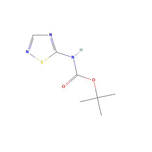 tert-butyl N-(1,2,4-thiadiazol-5-yl)carbamate (CAS: 264600-76-2) - Related Chemical Product