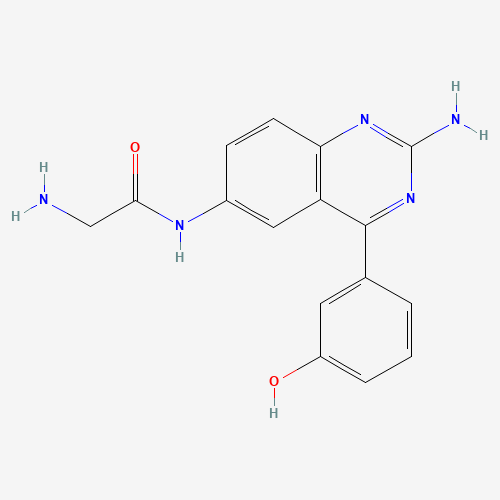 2-amino-N-[2-amino-4-(3-hydroxyphenyl)quinazolin-6-yl]acetamide (CAS: 1169846-09-6) - Related Chemical Product