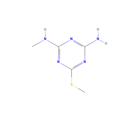 2-N-methyl-6-methylsulfanyl-1,3,5-triazine-2,4-diamine (CAS: 35541-38-9) - Related Chemical Product