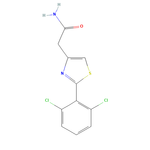2-[2-(2,6-dichlorophenyl)-1,3-thiazol-4-yl]acetamide (CAS: 78743-08-5) - Related Chemical Product