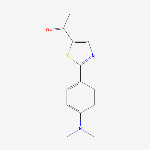 1-[2-[4-(dimethylamino)phenyl]-1,3-thiazol-5-yl]ethanone (CAS: 61335-98-6) - Related Chemical Product