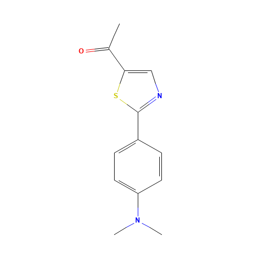 1-[2-[4-(dimethylamino)phenyl]-1,3-thiazol-5-yl]ethanone (CAS: 61335-98-6) - Related Chemical Product