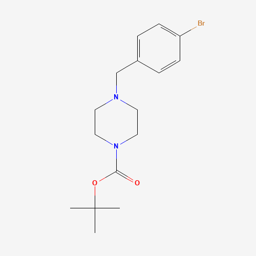 tert-butyl 4-[(4-bromophenyl)methyl]piperazine-1-carboxylate (CAS: 844891-10-7) - Related Chemical Product