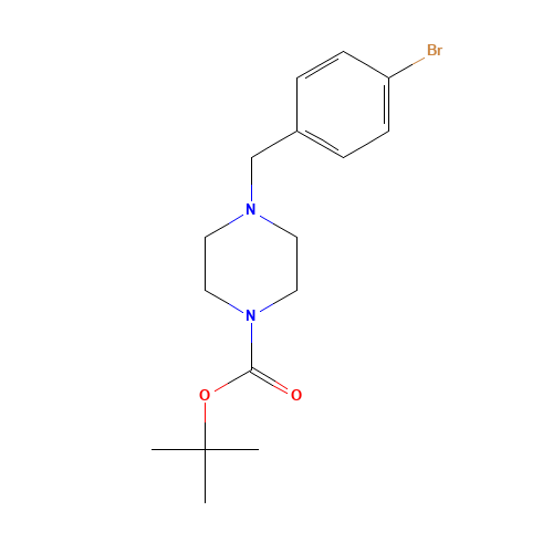 tert-butyl 4-[(4-bromophenyl)methyl]piperazine-1-carboxylate (CAS: 844891-10-7) - Related Chemical Product