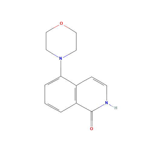 5-morpholin-4-yl-2H-isoquinolin-1-one (CAS: 630423-23-3) - Chemical Structure and Molecular Formula 