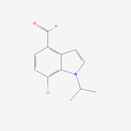 7-chloro-1-propan-2-ylindole-4-carbaldehyde (CAS: 1350761-17-9) - Related Chemical Product