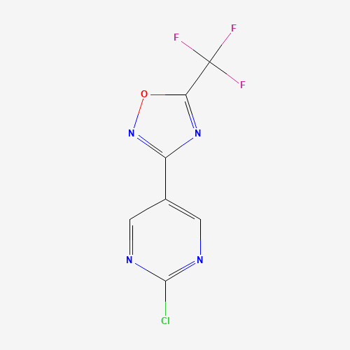 3-(2-chloropyrimidin-5-yl)-5-(trifluoromethyl)-1,2,4-oxadiazole (CAS: 1433206-26-8) - Related Chemical Product