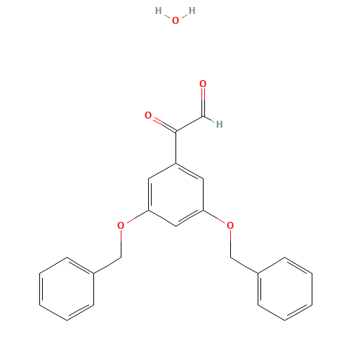 2-[3,5-bis(phenylmethoxy)phenyl]-2-oxoacetaldehyde;hydrate (CAS: 59229-14-0) - Related Chemical Product
