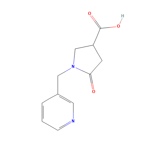 5-oxo-1-(pyridin-3-ylmethyl)pyrrolidine-3-carboxylic acid (CAS: 842958-29-6) - Related Chemical Product