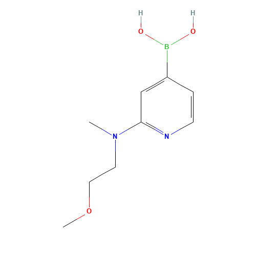 [2-[2-methoxyethyl(methyl)amino]pyridin-4-yl]boronic acid (CAS: 1610521-40-8) - Related Chemical Product