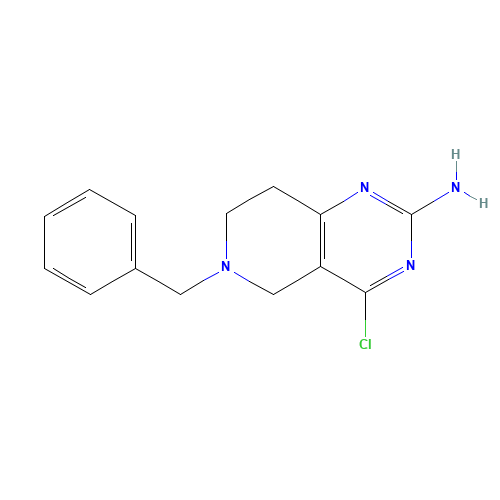 6-benzyl-4-chloro-7,8-dihydro-5H-pyrido[4,3-d]pyrimidin-2-amine (CAS: 570415-48-4) - Related Chemical Product