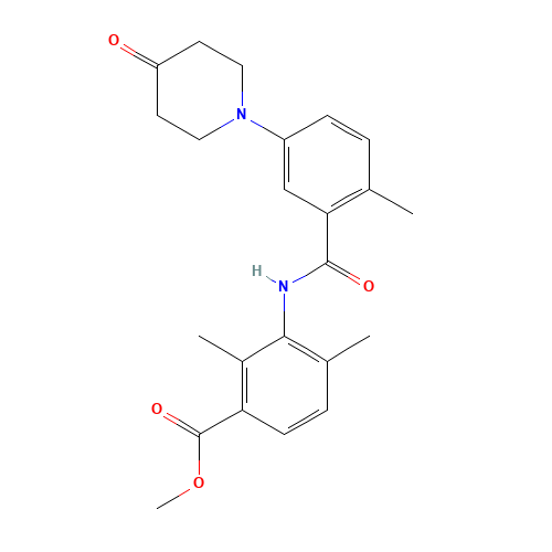 methyl 2,4-dimethyl-3-[[2-methyl-5-(4-oxopiperidin-1-yl)benzoyl]amino]benzoate (CAS: 1529761-10-1) - Related Chemical Product