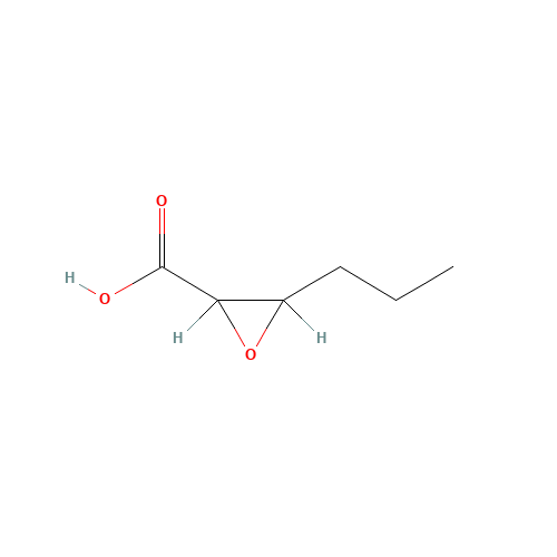 3-propyloxirane-2-carboxylic acid (CAS: 159346-72-2) - Chemical Structure and Molecular Formula 