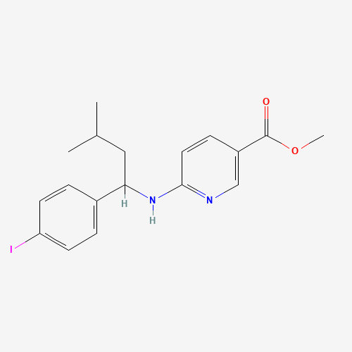 methyl 6-[[1-(4-iodophenyl)-3-methylbutyl]amino]pyridine-3-carboxylate (CAS: 1383798-68-2) - Related Chemical Product
