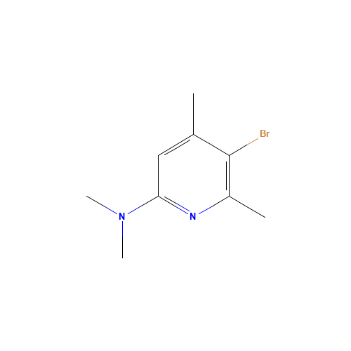 5-bromo-N,N,4,6-tetramethylpyridin-2-amine (CAS: 627098-10-6) - Related Chemical Product