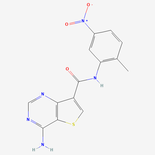 4-amino-N-(2-methyl-5-nitrophenyl)thieno[3,2-d]pyrimidine-7-carboxamide (CAS: 1318129-79-1) - Related Chemical Product