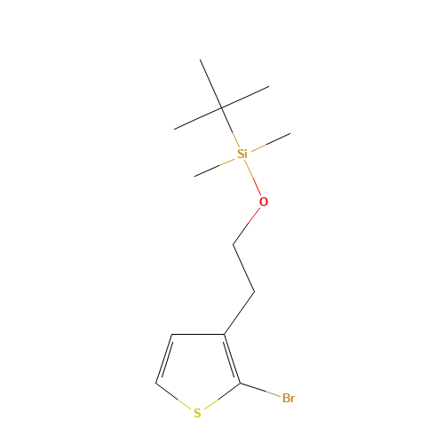 2-(2-bromothiophen-3-yl)ethoxy-tert-butyl-dimethylsilane (CAS: 893441-71-9) - Related Chemical Product