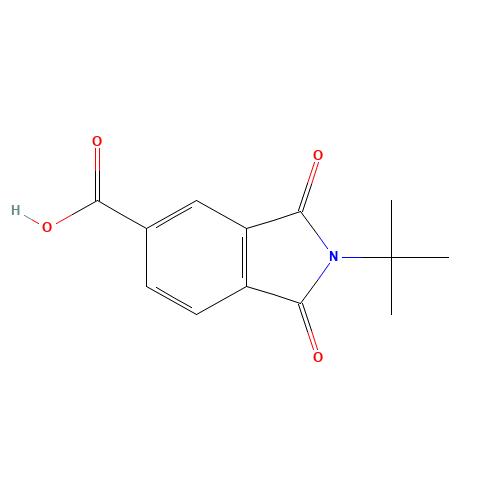 2-tert-butyl-1,3-dioxoisoindole-5-carboxylic acid (CAS: 57151-82-3) - Related Chemical Product