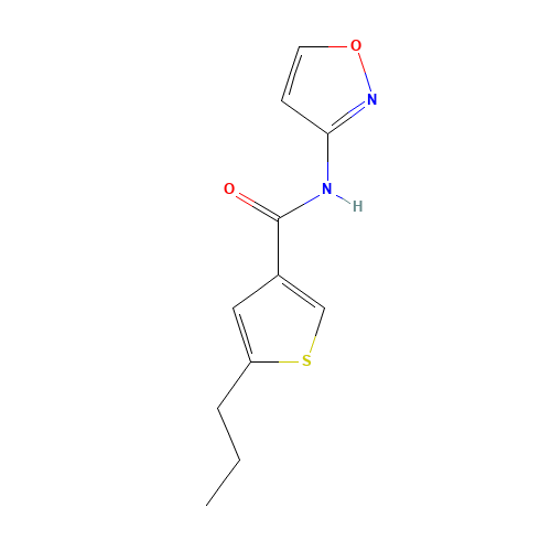 N-(1,2-oxazol-3-yl)-5-propylthiophene-3-carboxamide (CAS: 932812-42-5) - Related Chemical Product