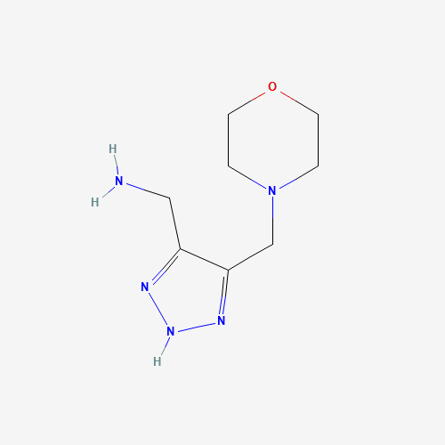 [5-(morpholin-4-ylmethyl)-2H-triazol-4-yl]methanamine (CAS: 878156-35-5) - Related Chemical Product
