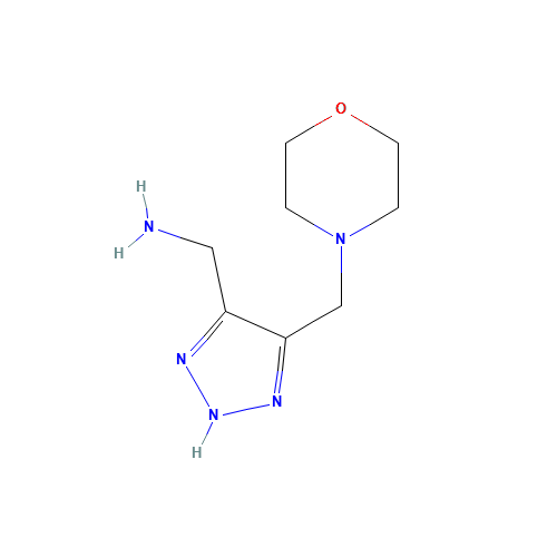 [5-(morpholin-4-ylmethyl)-2H-triazol-4-yl]methanamine (CAS: 878156-35-5) - Related Chemical Product