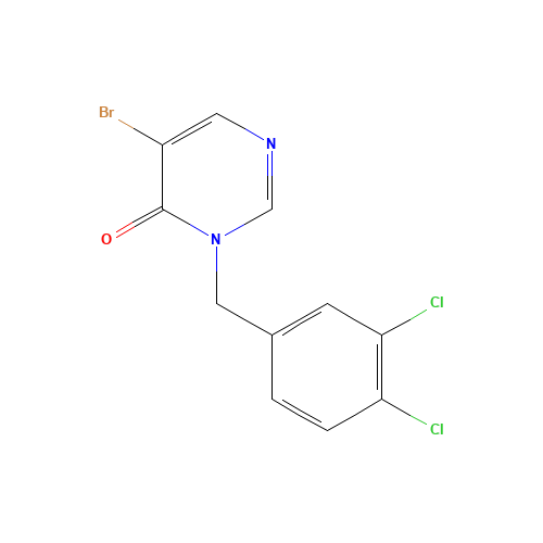 5-bromo-3-[(3,4-dichlorophenyl)methyl]pyrimidin-4-one (CAS: 960298-29-7) - Related Chemical Product