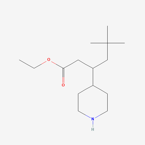 ethyl 5,5-dimethyl-3-piperidin-4-ylhexanoate (CAS: 876756-95-5) - Related Chemical Product