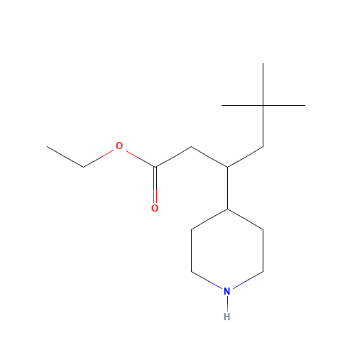 ethyl 5,5-dimethyl-3-piperidin-4-ylhexanoate (CAS: 876756-95-5) - Related Chemical Product
