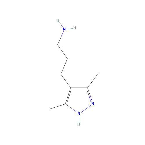 3-(3,5-dimethyl-1H-pyrazol-4-yl)propan-1-amine (CAS: 936940-75-9) - Related Chemical Product