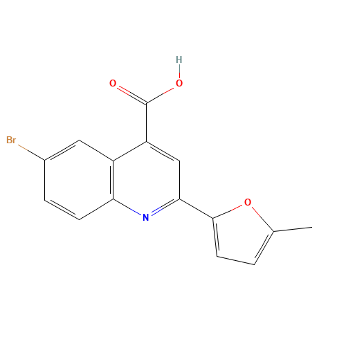 6-bromo-2-(5-methylfuran-2-yl)quinoline-4-carboxylic acid (CAS: 350998-12-8) - Related Chemical Product