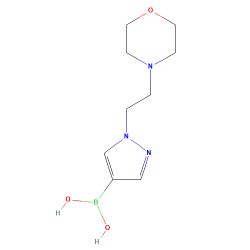 [1-(2-morpholin-4-ylethyl)pyrazol-4-yl]boronic acid (CAS: 1003043-64-8) - Related Chemical Product
