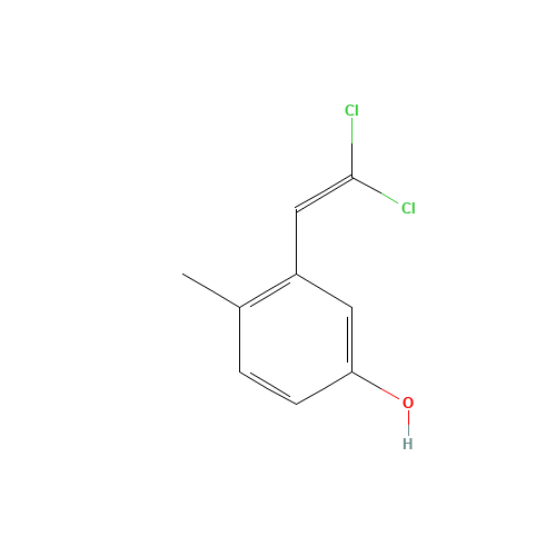 3-(2,2-dichloroethenyl)-4-methylphenol (CAS: 90348-56-4) - Related Chemical Product