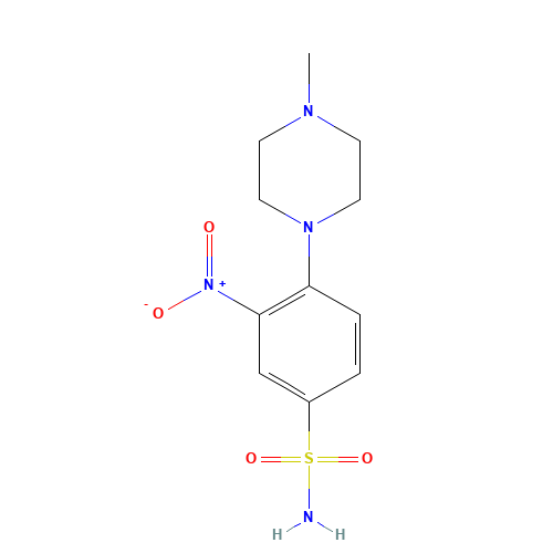 4-(4-methylpiperazin-1-yl)-3-nitrobenzenesulfonamide (CAS: 610261-20-6) - Related Chemical Product