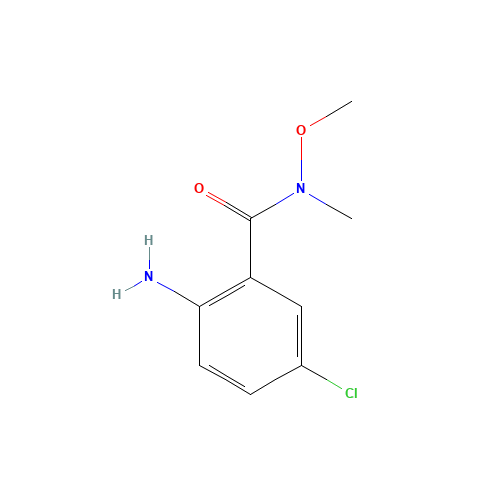 2-amino-5-chloro-N-methoxy-N-methylbenzamide (CAS: 150879-48-4) - Related Chemical Product