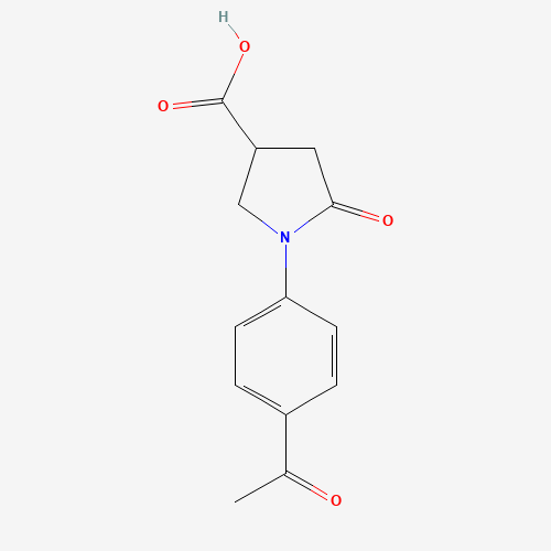 1-(4-acetylphenyl)-5-oxopyrrolidine-3-carboxylic acid (CAS: 100394-11-4) - Related Chemical Product