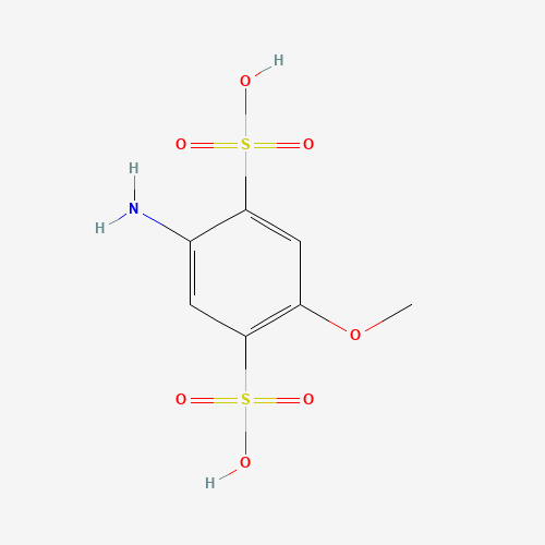 2-amino-5-methoxybenzene-1,4-disulfonic acid (CAS: 83763-33-1) - Related Chemical Product
