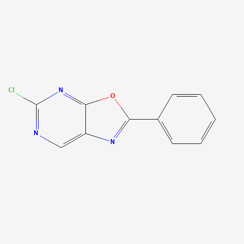 5-chloro-2-phenyl-[1,3]oxazolo[5,4-d]pyrimidine (CAS: 118726-33-3) - Chemical Structure and Molecular Formula 
